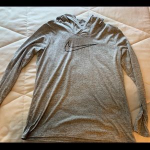 Nike hooded shirt